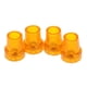 thumbnail image 2 of 4 piezas de puntas de bastón antideslizantes, estables y amortiguadoras, de 19 mm naranja, 2 of 7