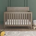 thumbnail image 3 of Child Craft Kieran Crib, Dresser & Chest Nursery Set, 4-in-1 Convertible Crib, Crescent Gray, 3-Piece, 3 of 8
