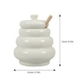 thumbnail image 2 of OUNONA Honey Jars Bulk Honey Jars with Dipper 12.00X9.50X9.50CM, 2 of 8