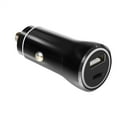thumbnail image 2 of 2-IN-1 18W Fast Type C Dual USB Ports Car Charger + Type C to Type C Cable for Sony 1 III,1 IV, 10 IV, Pro-I, 10 III Lite, 5 III Pro, 5 II, 1 II, 10 II, L4, 5, 1, 10, 10 Plus, L3 (Black), 2 of 3