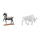 thumbnail image 1 of Figura de caballo,Figura de caballo Escultura animal coleccionable,Estatua del toro,Estatua de toro,estatuilla,escultura,decoración de escritorio,Arte coleccionable decorativo para la, 1 of 8