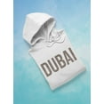 thumbnail image 3 of Dubai Bronze Lettering Banner Hoodie Men -Image by Shutterstock, Male 5X-Large, 3 of 4