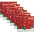 thumbnail image 6 of GZHJMY Merry Christmas Winter Cloth Napkins Washable Reusable Polyester Dinner Napkins 20 x 20 Inch for Home Weddings Parties Holiday Table Napkins Set of 4, 6 of 7