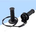 thumbnail image 4 of Guyelim Throttle Grip with cable 1 Pair Aluminium Motorcycle Hand Grip 22mm 7/8 Inch Throttle Turn Grip 110-250 Motorcycle Modification Quick Handlebar with Throttle Cable (Black), 4 of 10