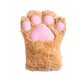 thumbnail image 1 of Guardurnaity Guante de garra de Cosplay para niña, 1 pieza, terciopelo Coral, invierno, clima frío, disfraz de fiesta, decoración, accesorio de ropa de guantes y mitones Marrón Guardurnaity AP013017-04, 1 of 6