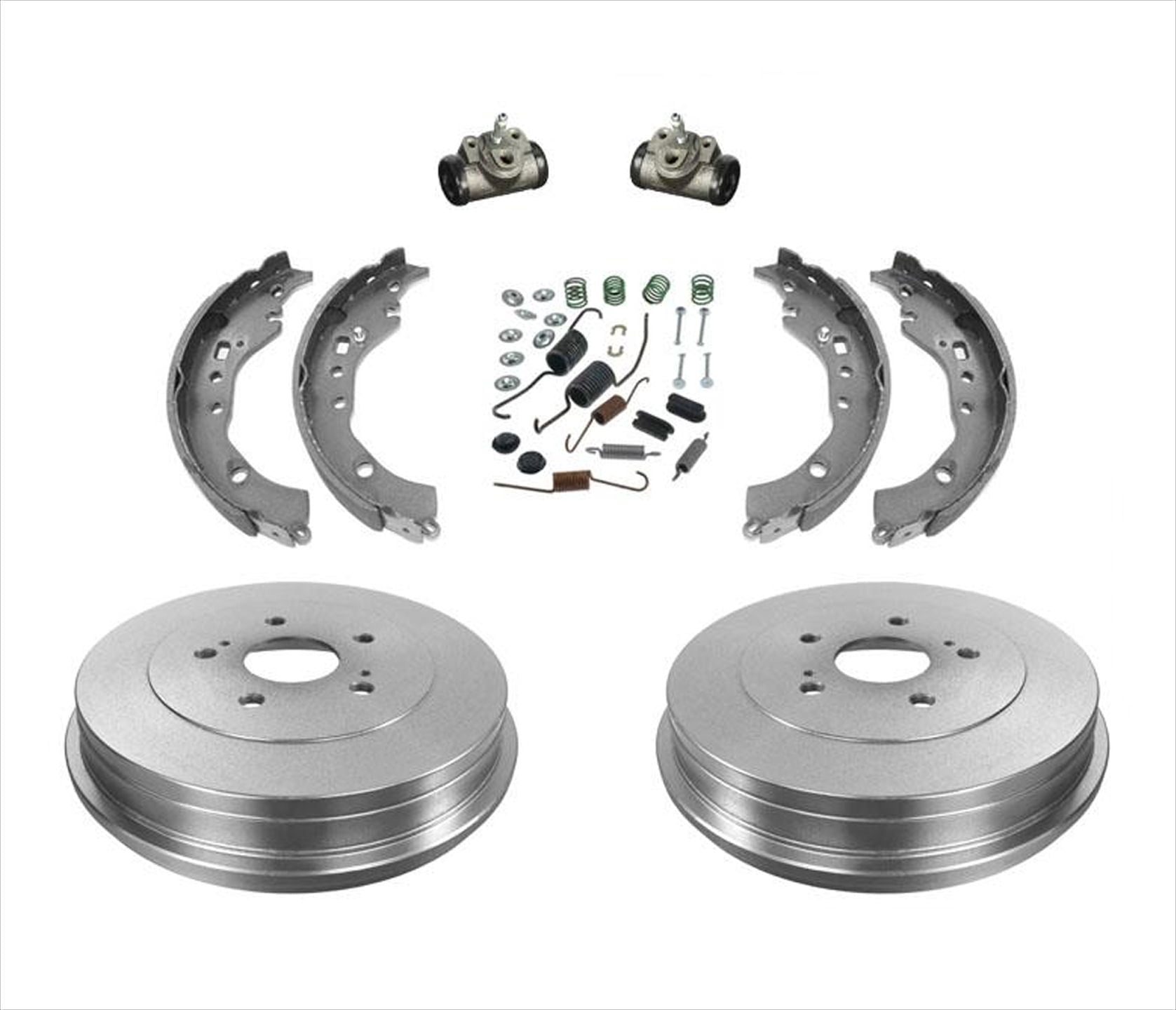 Rear Drums Brake Shoes Spring for Subaru Forester 4 Wheel ABS 1998-2008