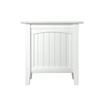 thumbnail image 4 of Leo & Lacey Transitional Solid Wood Chair Side Table in White, 4 of 8