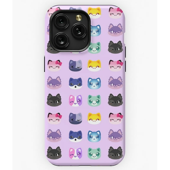Aphmau and Friends Meemeow Cat Pattern G4508 Phone Case for iPhone17 16 15 14 13 12 11 Pro Max