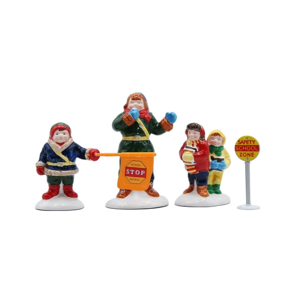 Department 56: 54496 Safety Patrol - Set of 4