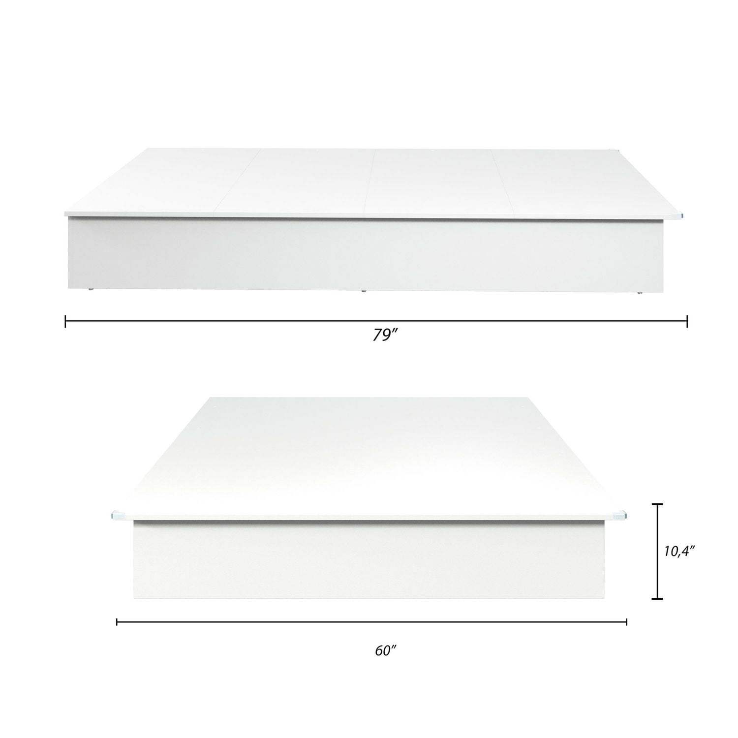 Nexera Valere Platform Bed