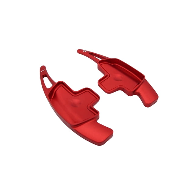 Palanca de cambio de marchas Kenally para volante 2 piezas Rojo