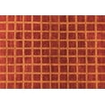 thumbnail image 1 of Ahgly Company Indoor Rectangle Checkered Orange Modern Area Rugs, 5' x 7', 1 of 4