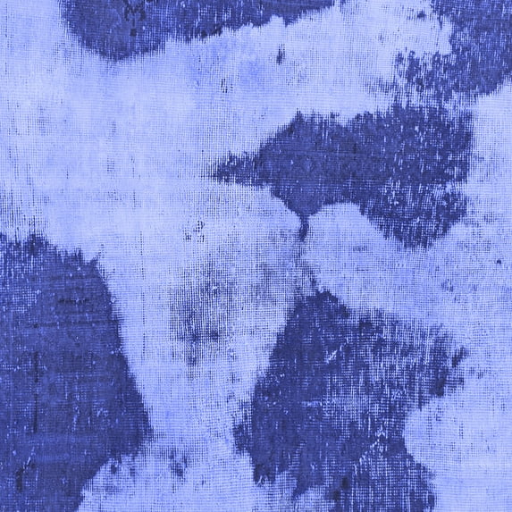 Ahgly Company Indoor Square Persian Blue Bohemian Area Rugs, 6' Square