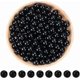 thumbnail image 1 of 1 caja de 200 cuentas negras de 10 mm, cuentas acrílicas redondas lisas, bolas sueltas opacas, espaciadores de plástico, accesorios de joyería, 1 of 7