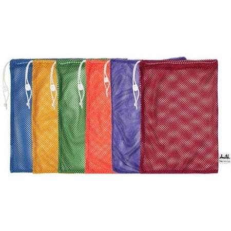 Olympia Sports BC102P 48 in. x 24 in. Mesh Bags - Set of 6 Colors