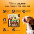 thumbnail image 5 of Pork Chomps Premium Assorted Flavors Rawhide-Free Twists for Dogs, 6 inch, 12 Count, 5 of 9