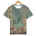 thumbnail image 5 of kaondbfi Summer Tops for Women Womens Casual Short Sleeve Tops Neck T Shirts Loose Fit Womens Essentials Fashion Clothing, 5 of 9
