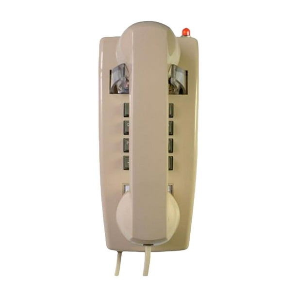 Control de volumen del auricular del teléfono de pared Teléfono antiguo Teléfono de pared Teléfono antiguo para amarillo beis