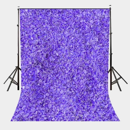 Image of ABPHOTO Polyester 5x7ft Color Stone Photography Backdrop Ultra Violet Photo Studio Background Props Pantone 18-3838
