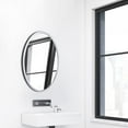 thumbnail image 2 of Walplus Silver Ellipse Minimalist Mirror Decorative Wall Mounted 19x25", 2 of 7