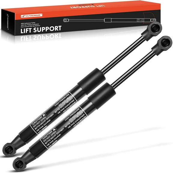 A-Premium Front Hood Lift Supports Shock Struts Compatible with Bentley Continental 2004-2011 with Closing Supports Set of 2