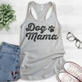 thumbnail image 2 of Dog Mama Tank Top, Ladies Racerback Tank Top, Dog Mom, Dog Lover Tank, Silver Gray, Small, 2 of 3