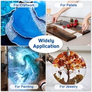 Epoxy Resin Kit 78OZ,Newly Formulated Crystal Clear Epoxy Resin, Strong, Bubble-Free, Anti-Yellowing Art Resin That, Suitable for Casting, DIY, Molds, Jewelry, Easy to Mix 1:1 Ratio