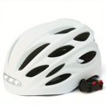 thumbnail image 1 of QJUHUNG Bright Urban Cycling Helmet - Front & Rear LED Safety Lights - Adjustable Fit for Men & Women - Perfect for Commuting  Biking & Leisure Rides, 1 of 7