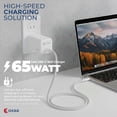 thumbnail image 2 of OXAA 65W USB C GaN Wall Charger – Fast Charging Adapter for Laptops, iOS & Android Devices, Compact & Travel-Friendly, 2 of 7