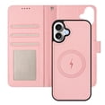 thumbnail image 3 of For iPhone 17 RFID Blocking Protective Purse 2-in-1 Detachable Bicolor Wallet Case Magnetic Flip Cover Multi-Card Slots Pocket With Wrist Strap Phone Case,Green,For iPhone 17, 3 of 7