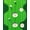 Green White Tan, Pattern 1, variant on Design&I 8'x10' Washable Area Rug Extra Large Skid-Resistant Low Profile Golf Ball Sport Park Layout With Flag Pin And Fairway Stripe Design for Living Room, Family