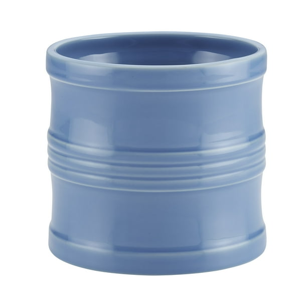 Circulon Ceramics Tool Crock with Partition Insert, 7.5Inch, Aqua