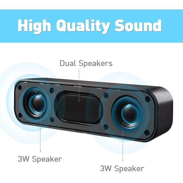 Computer Speaker,USB Powered USB Speaker for Desktop,Windows PCs