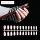 thumbnail image 3 of Uñas postizas europeas y americanas color piel rosa uñas francesas uñas postizas para manos y pies uñas postizas francesas, 3 of 5