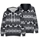 thumbnail image 2 of Hombres Casual Moda Sudadera con capucha Navidad 3D Print Pullover Top de manga larga Pompotops oipoqjl39028, 2 of 5