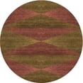 thumbnail image 1 of Ahgly Company Machine Washable Indoor Round Transitional Sedona Brown Area Rugs, 8' Round, 1 of 7