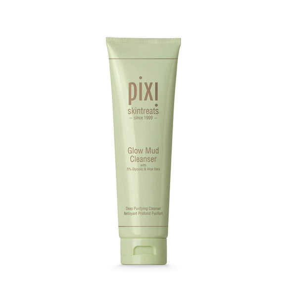 Limpiador Pixi Beauty Glow Mud, exfoliante suave para poros profundos, 135 ml