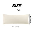 thumbnail image 7 of PiccoCasa 1Pc Silky-Soft 1800 Microfiber Long Body Pillowcase, Queen Khaki 20"x54", 7 of 7
