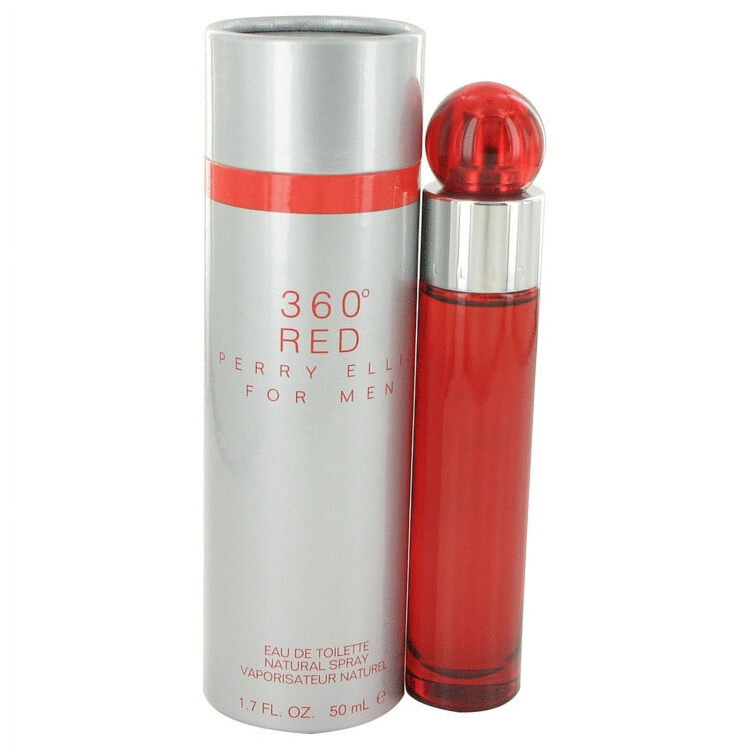 360 RED * Perry Ellis 3.4 oz / 100 ml Eau De Toilette (EDT) Men Cologne Spray