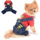 thumbnail image 1 of Conjuntos para perros pequeños, camisas de primavera para niño y niña, pantalones vaqueros con pechera y 2 bolsillos, monos de una pieza para gatos, cachorros, ropa para chihuahua, adorables Ov, 1 of 5