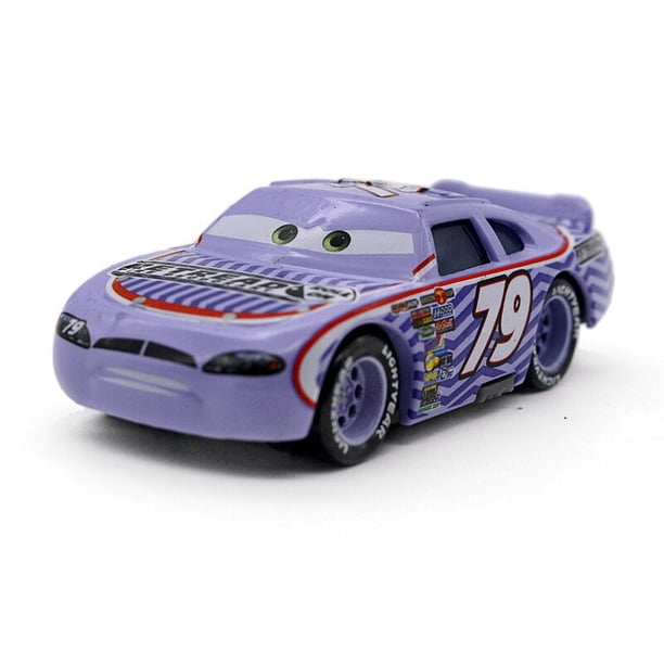 Disney-Coche de juguete de Pixar Cars 2 para niños, juguete de Metal fundido a presión, escala 1:55 Gong Bohan LED