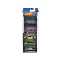 "Fast & Furious" 5 piece Set Diecast Model Cars by Hot Wheels