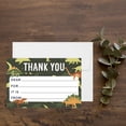 thumbnail image 2 of Koyal Wholesale Kids Fill in the Blank Thank You Cards 20 Cards Including Envelopes Camo Dinosaurs, For Party Guests, 2 of 5