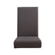thumbnail image 2 of mfyjkho Funda de silla elástica cepillada de color liso, ajuste universal para sillas de comedor de 40-50 cm x 40-60 cm, funda de poliéster y elastano, elástica en 4 direcciones, juego de 1, 2 of 4