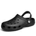 thumbnail image 2 of Zuecos para hombres, sandalias sin cordones con punta cerrada, zapatos para caminar con suela blanda hueca, zapatos para jardín al aire libre, 2 of 3