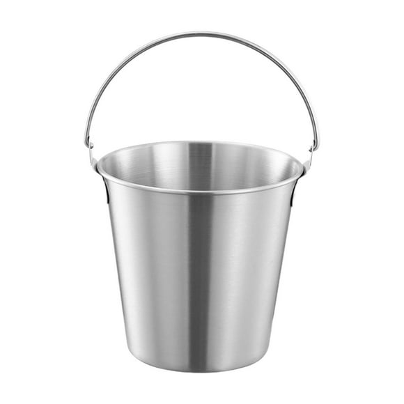 Stainless Steel Bucket,Stainless Steel Ice Bucketcreative Champagne Bucketbar Beer Bucketrestaurant Food Containerfrench Friesfried Chickensnack Bucket,Large Ice Bucket
