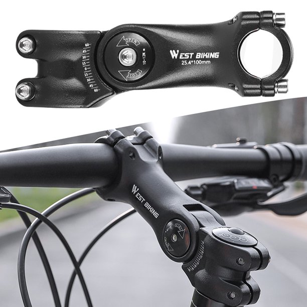 Vástago De Bicicleta West Biking Vástago De Bicicleta Aleación De Aluminio Manillar De Bicicleta Elevación De Ángulo Ajustable Ndcxsfigh Accesorios para bicicletas