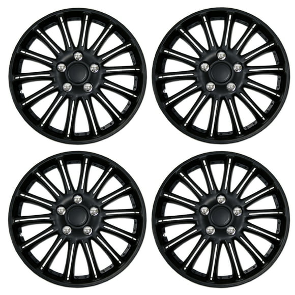 Black 15 Inch Hubcaps