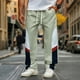 thumbnail image 1 of Ceisia Men's All-Season Color Blocked Pants Gift - Elastic Drawstring Waist Straight Leg Pocket Casual Trousers, 1 of 5