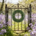 thumbnail image 6 of Spring Wreaths for Front Door, Boxwood Wreath Front Door 13'' Artificial Spring Wreaths for Front Door Farmhouse Wedding Green Year Round Indoor Outdoor for Spring Wreath, Easter Wreaths, 6 of 6